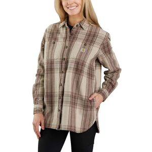 CARHARTT Loose Fit Twill Womens Button Shirt Medium